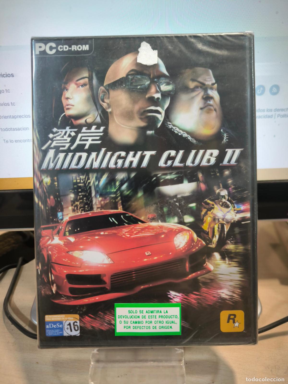Videojuegos y Consolas: midnight club II precintado pc cd-rom