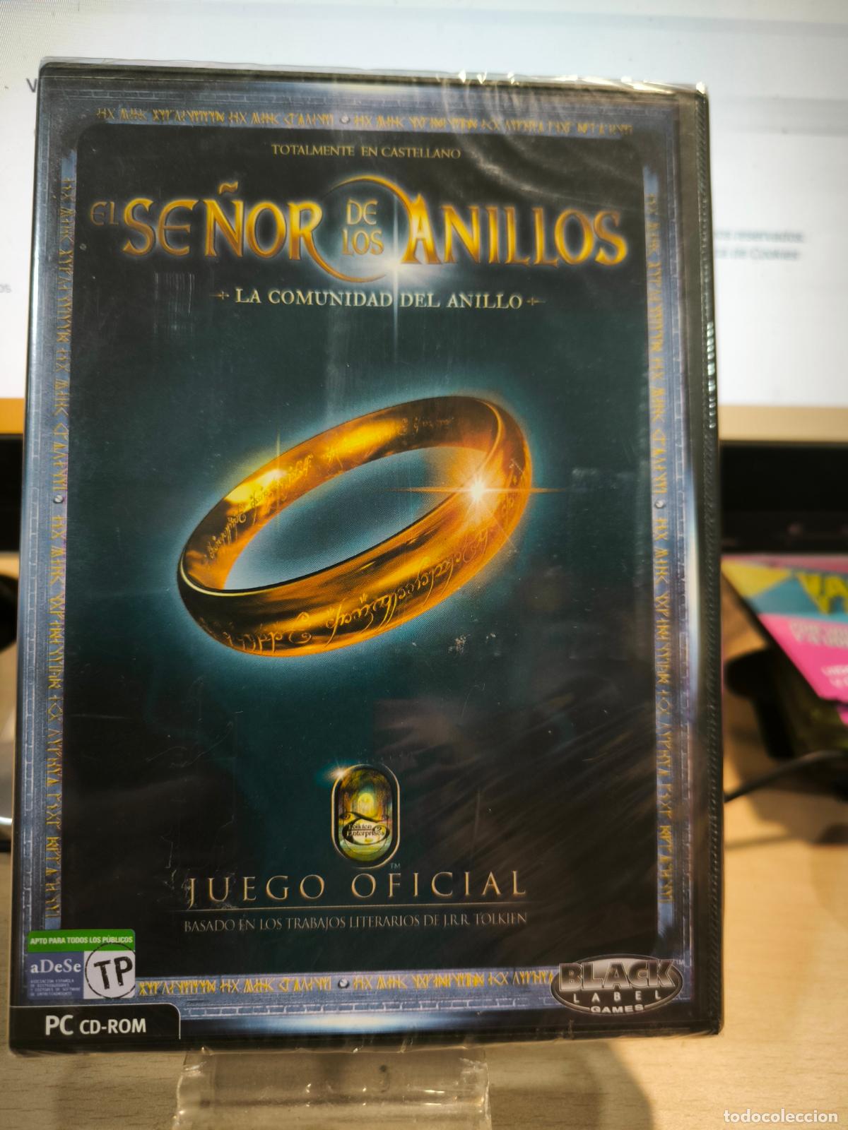 Videojuegos y Consolas: EL SE&Ntilde;OR DE LOS ANILLOS PRECINTADO LA COMUNIDAD DEL ANILLO PC CD-ROM