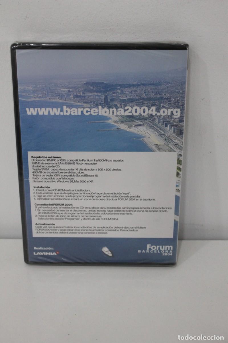 Videojuegos y consolas: FORUM BARCELONA 2004 PRESENTACION INTERACTIVA PC CD-ROM PRECINTADA - Foto 2