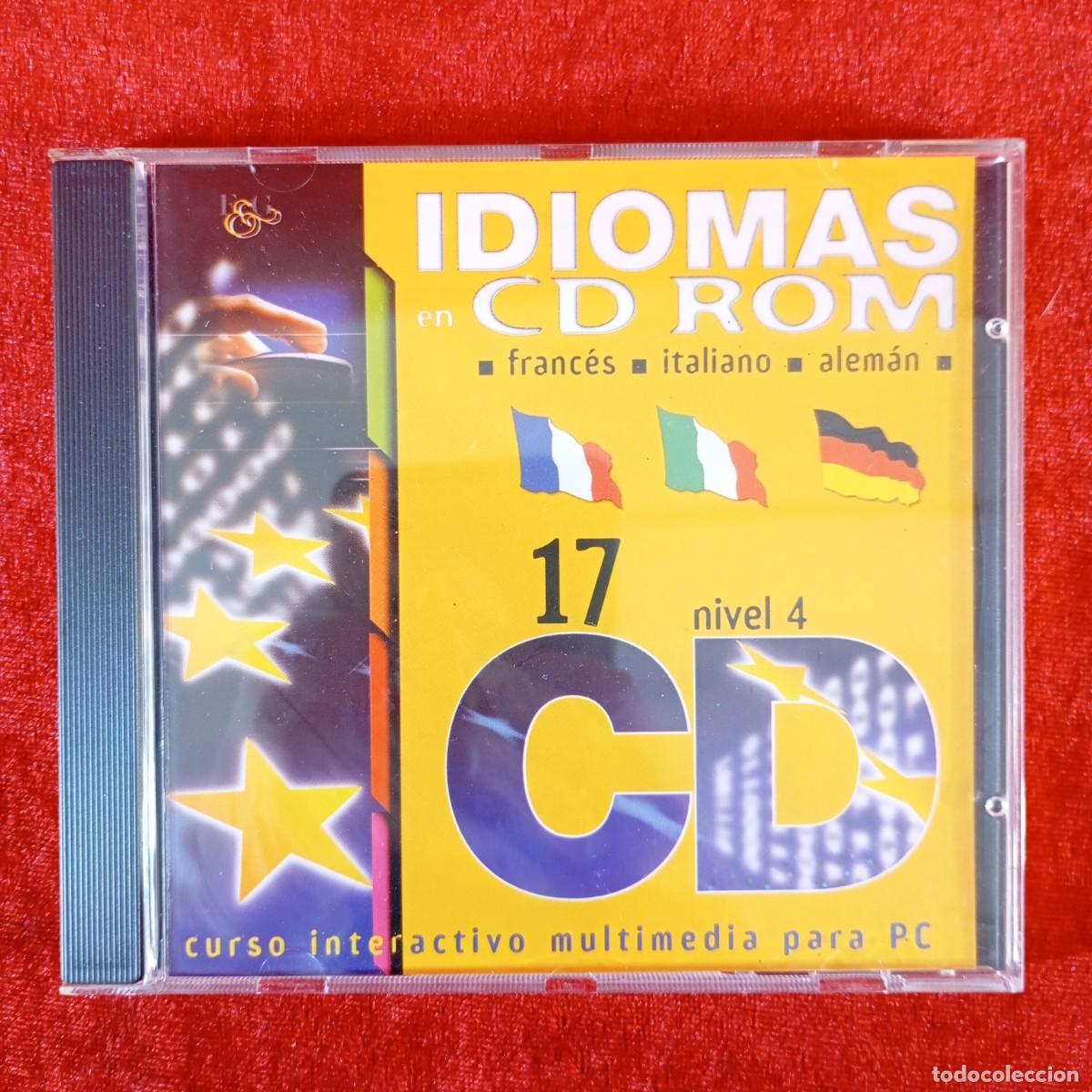 Videojuegos y Consolas: IDIOMAS EN CD ROM - FRANC&Eacute;S, ITALIANO, ALEM&Aacute;N - NIVEL 4 - CD 17 - CURSO INTERACTIVO / 3541