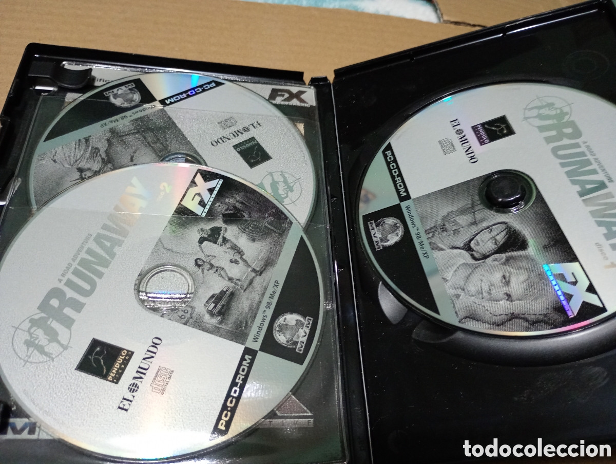 Videojuegos y consolas: Runaway PC CD ROM perfecto estado - Foto 2