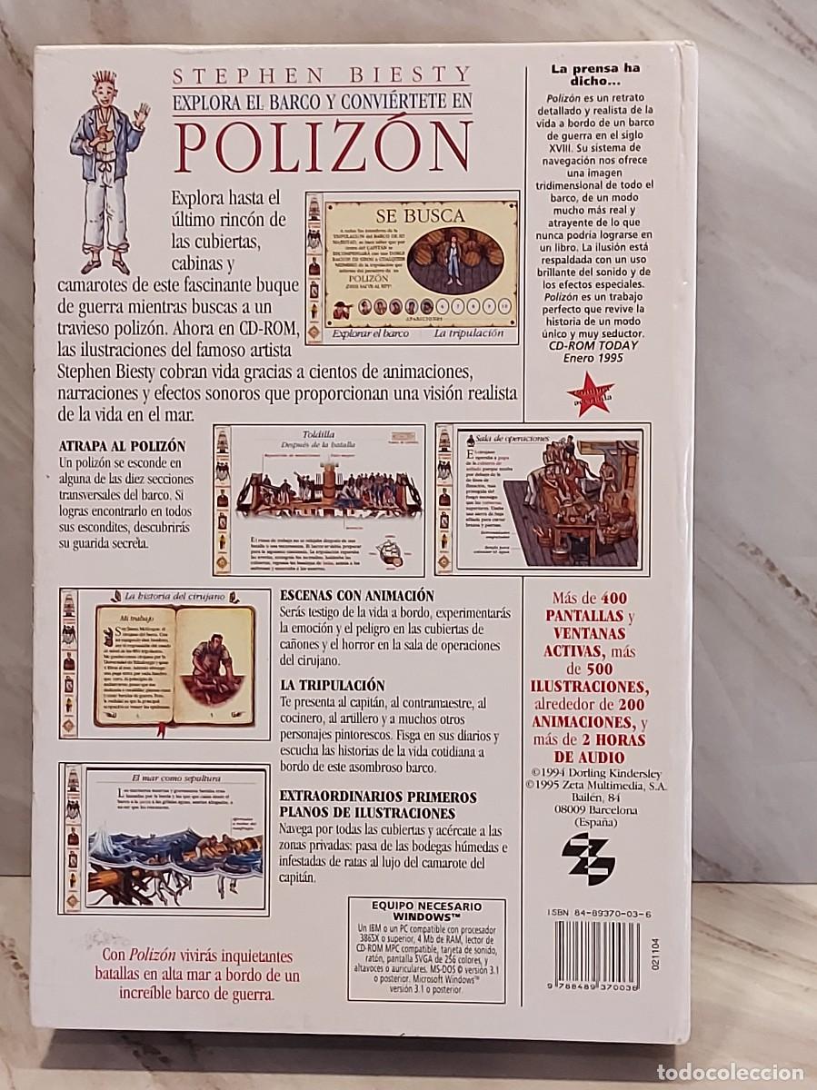 Videojuegos y consolas: POLIZ&Oacute;N / STEPHEN BIESTY / CD-ROM ORIGINAL / PRECINTADO - Foto 3
