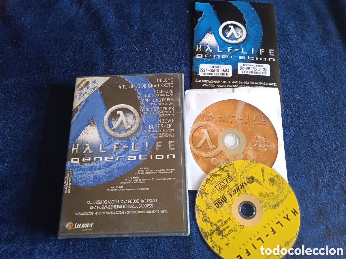 Videojuegos y Consolas: JUEGO PARA PC -HALF-LIFE GENERATION HALFLIFE 4 CDS