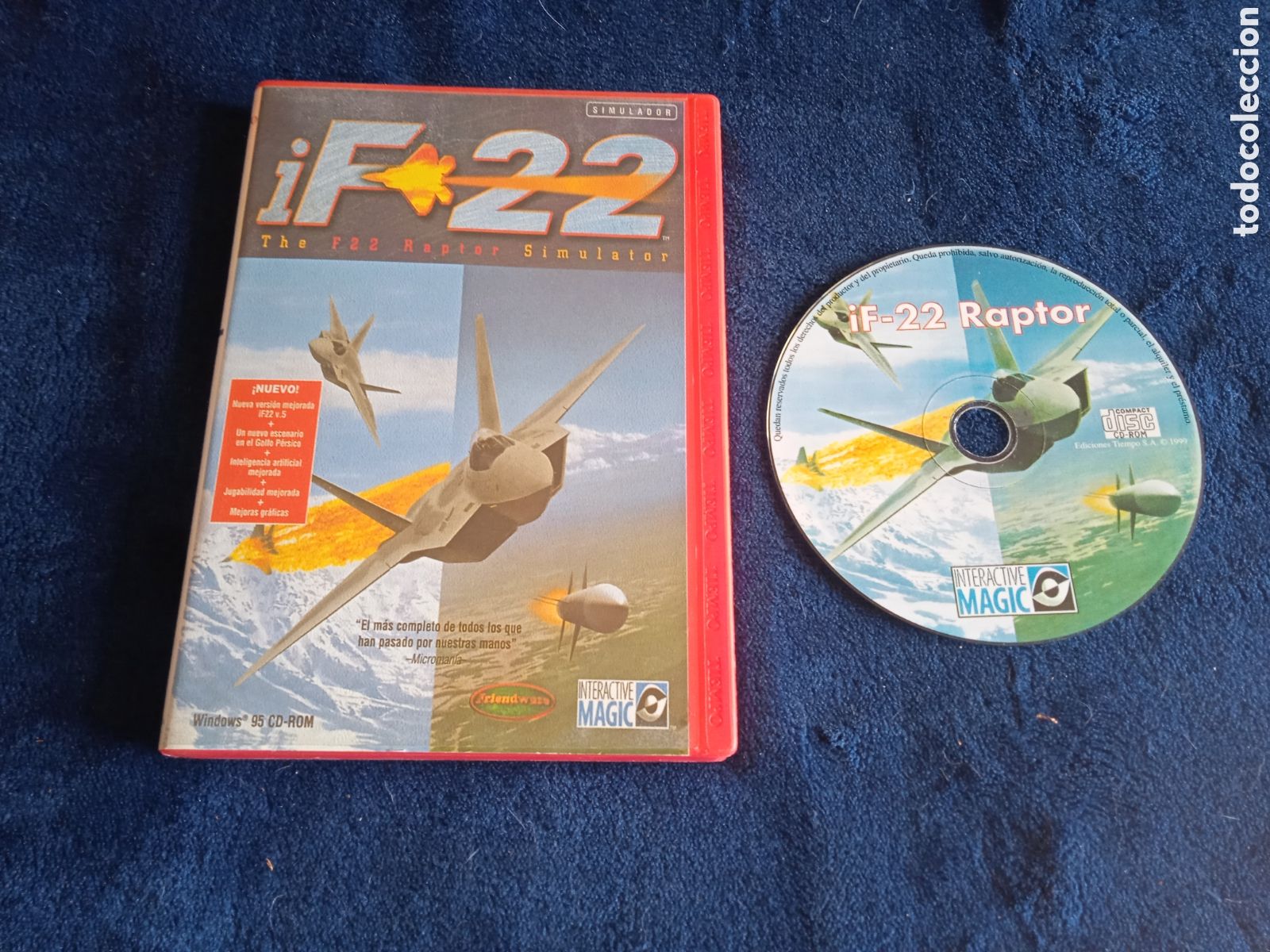 Videojuegos y Consolas: JUEGO PARA PC - IF-22 RAPTOR - THE F-22 RAPTOR SIMULATOR