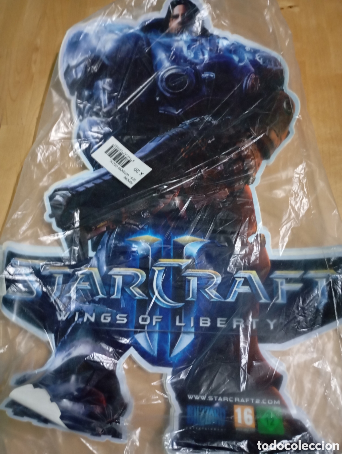 Videojuegos y Consolas: Starcraft II Wings of Liberty. 10 Carteles Poster vinilo adhesivo promocional Blizzard 2010 PC