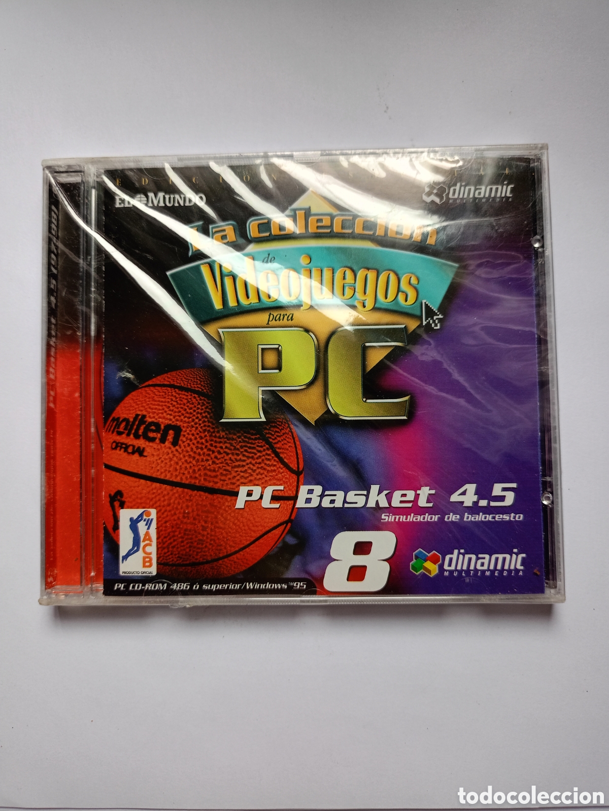 Videospiele und Konsolen: PC BASKET 4.5 SIMULADOR DEPORTIVO / BALONCESTO DINAMIC MULTIMEDIA JUEGO ACB PC CD-ROM 486 WINDOWS 95