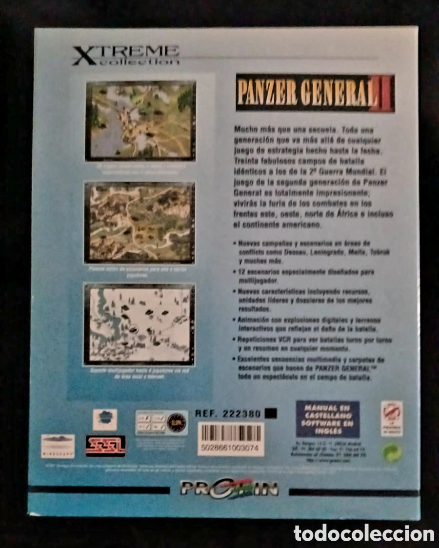 Videojuegos y consolas: PROEIN JUEGO PC PANZER GENERAL II. CAJA ORIGINAL - Foto 4