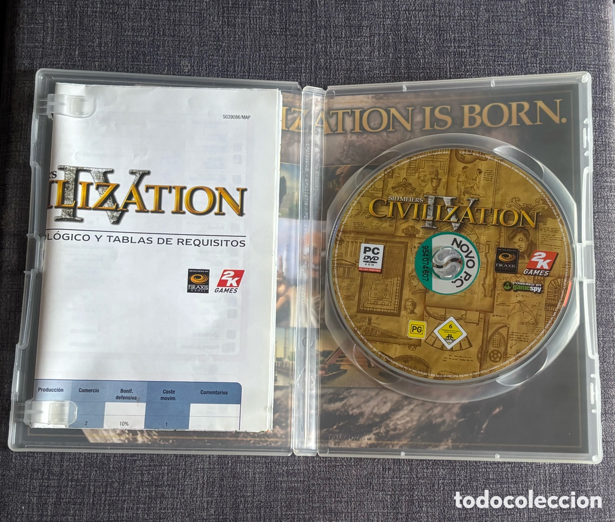 Videojuegos y consolas: Sid Meiers Civilization IV (4) PC DVD-ROM - Edici&oacute;n Espa&ntilde;ola Completa - Foto 2
