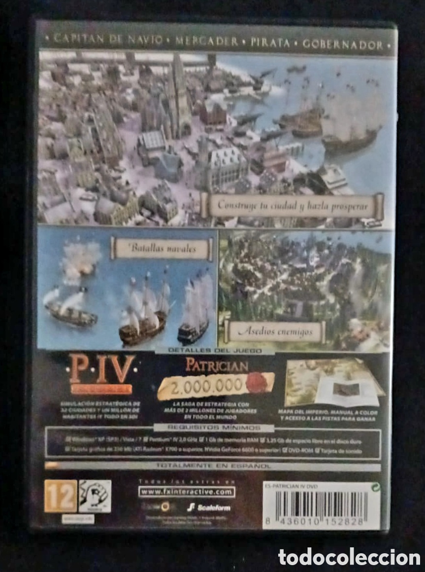 Videojuegos y consolas: PC DVD PATRICIAN IV: EL IMPERIO DE LOS MARES - Foto 2