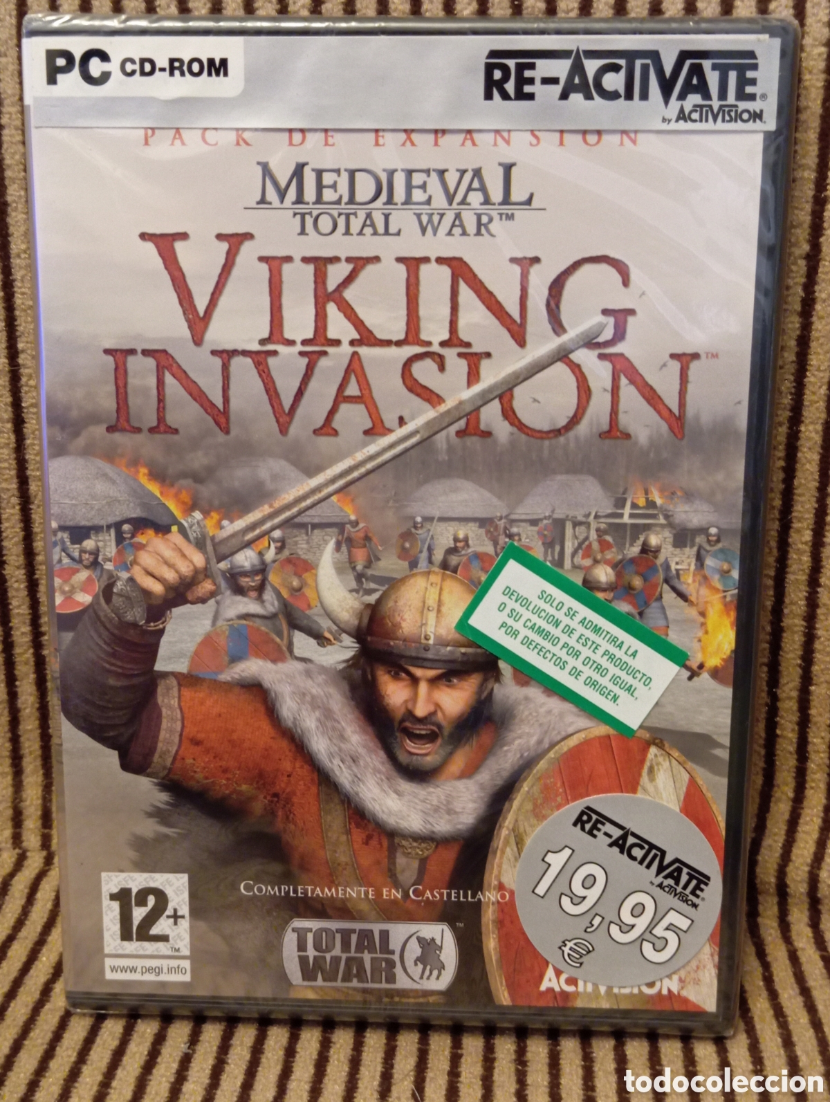 Videojuegos y Consolas: Medieval Total War: Viking Invasion PC - Precintado / Nuevo - Pal Espa&ntilde;a (Activision)