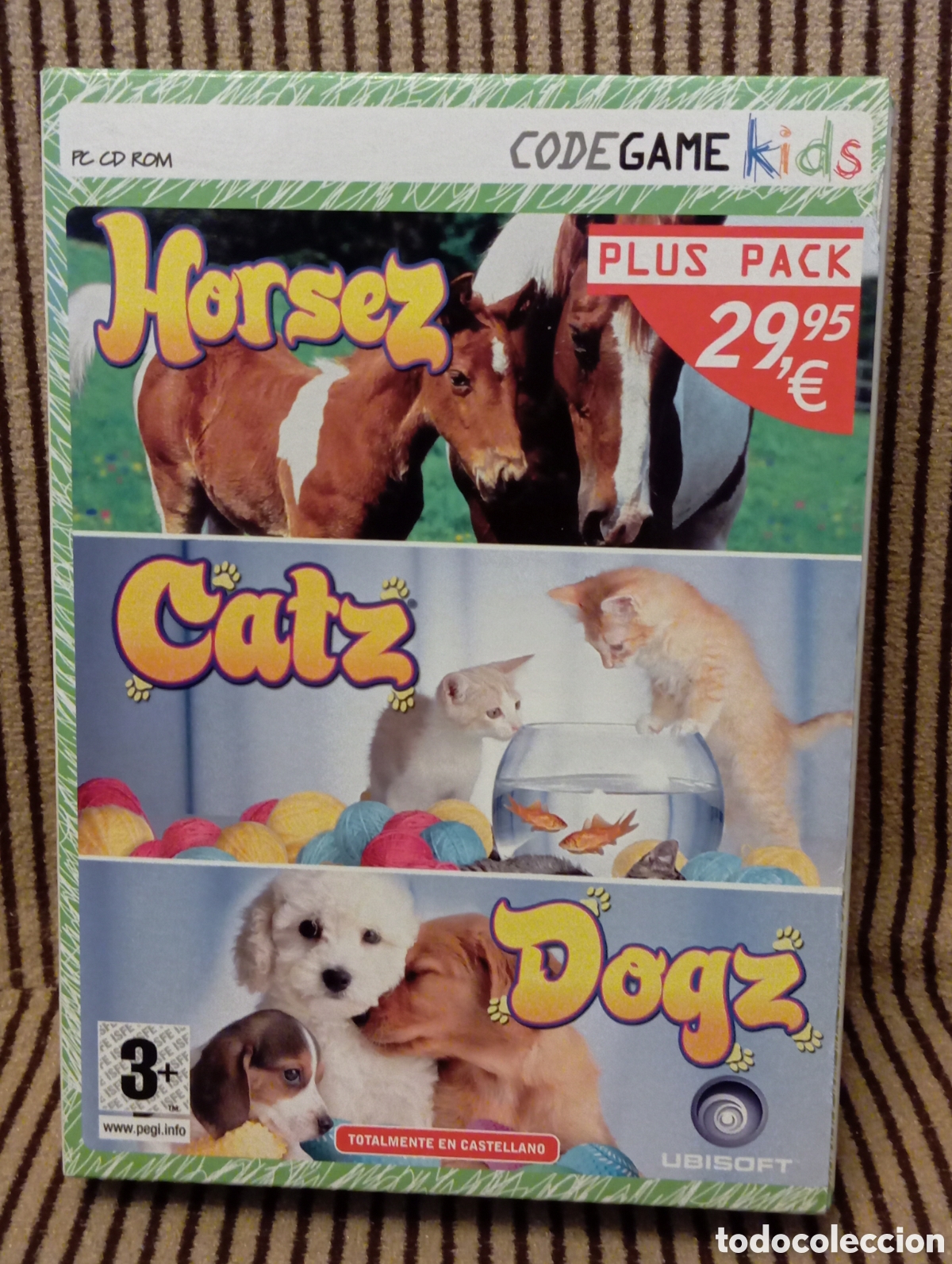Videojuegos y Consolas: Lote 3 Videojuegos PC Infantil: Horsez + Catz + Dogz - Edici&oacute;n Espa&ntilde;a Ubisoft