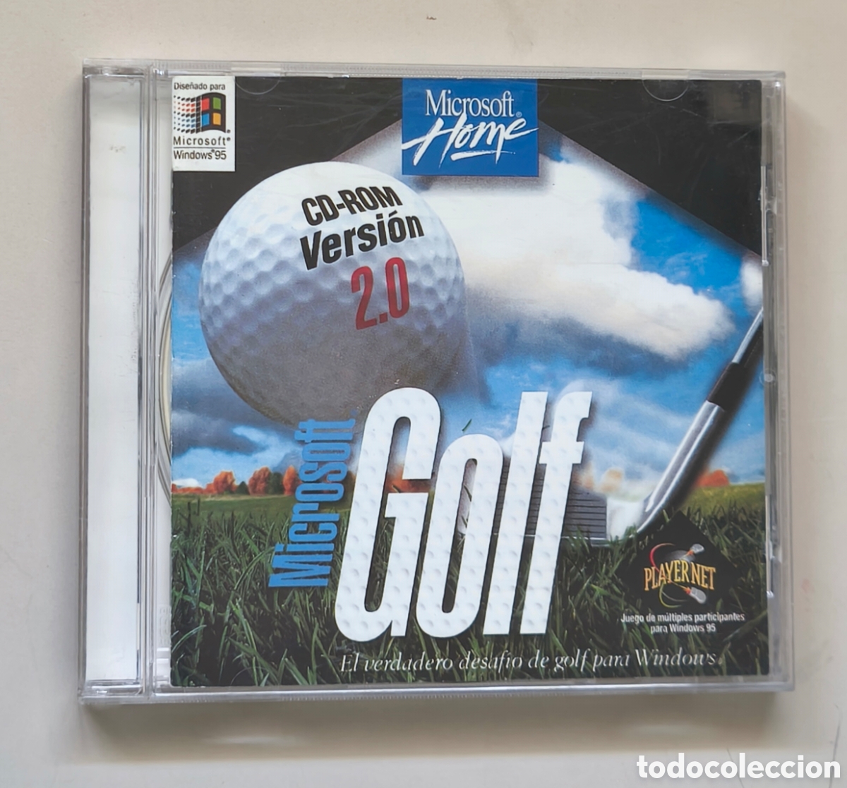 Videojuegos y consolas: Juego PC Microsoft Golf, 1995. CD-Rom, versi&oacute;n 2.0. - Foto 1