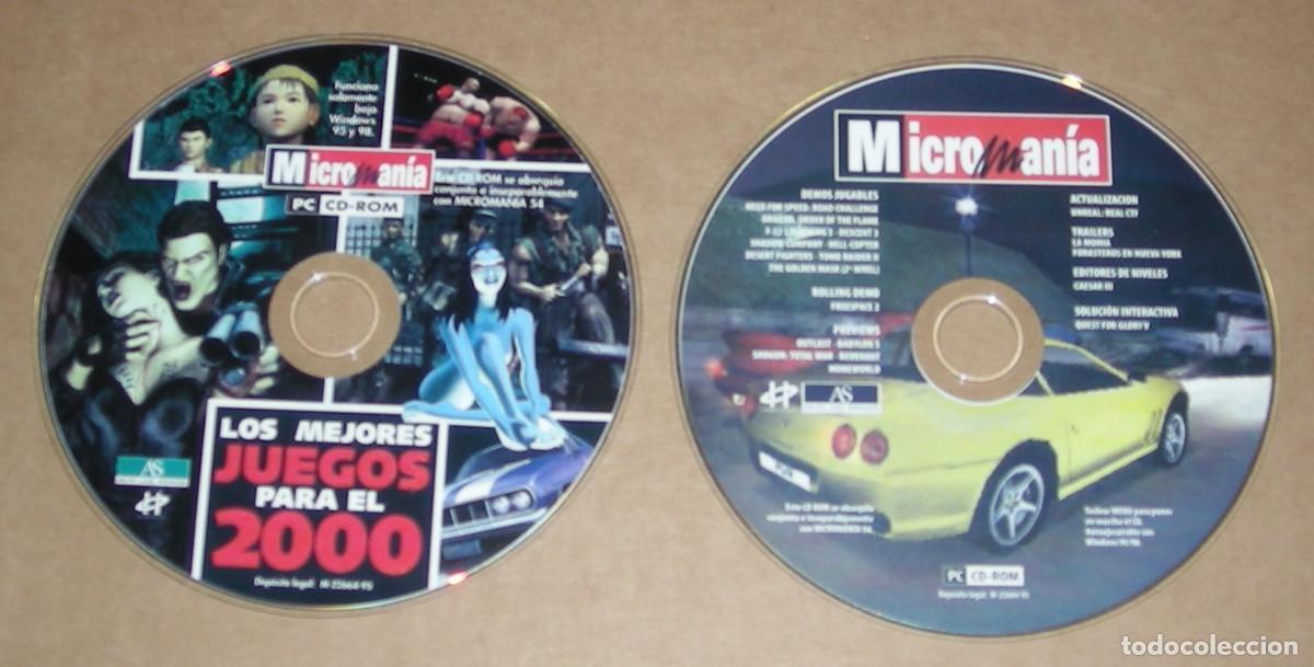 Videojuegos y Consolas: MICROMANIA n&ordm;54 DC ROM PC (leer descripcion de articulo)