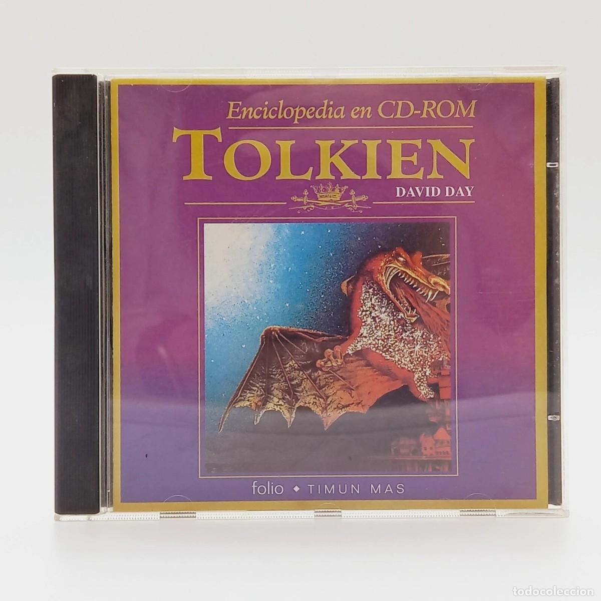 Videospiele und Konsolen: CD ROM Enciclopedia Tolkien ESDLA David Day 1993 Timun Mas castellano original