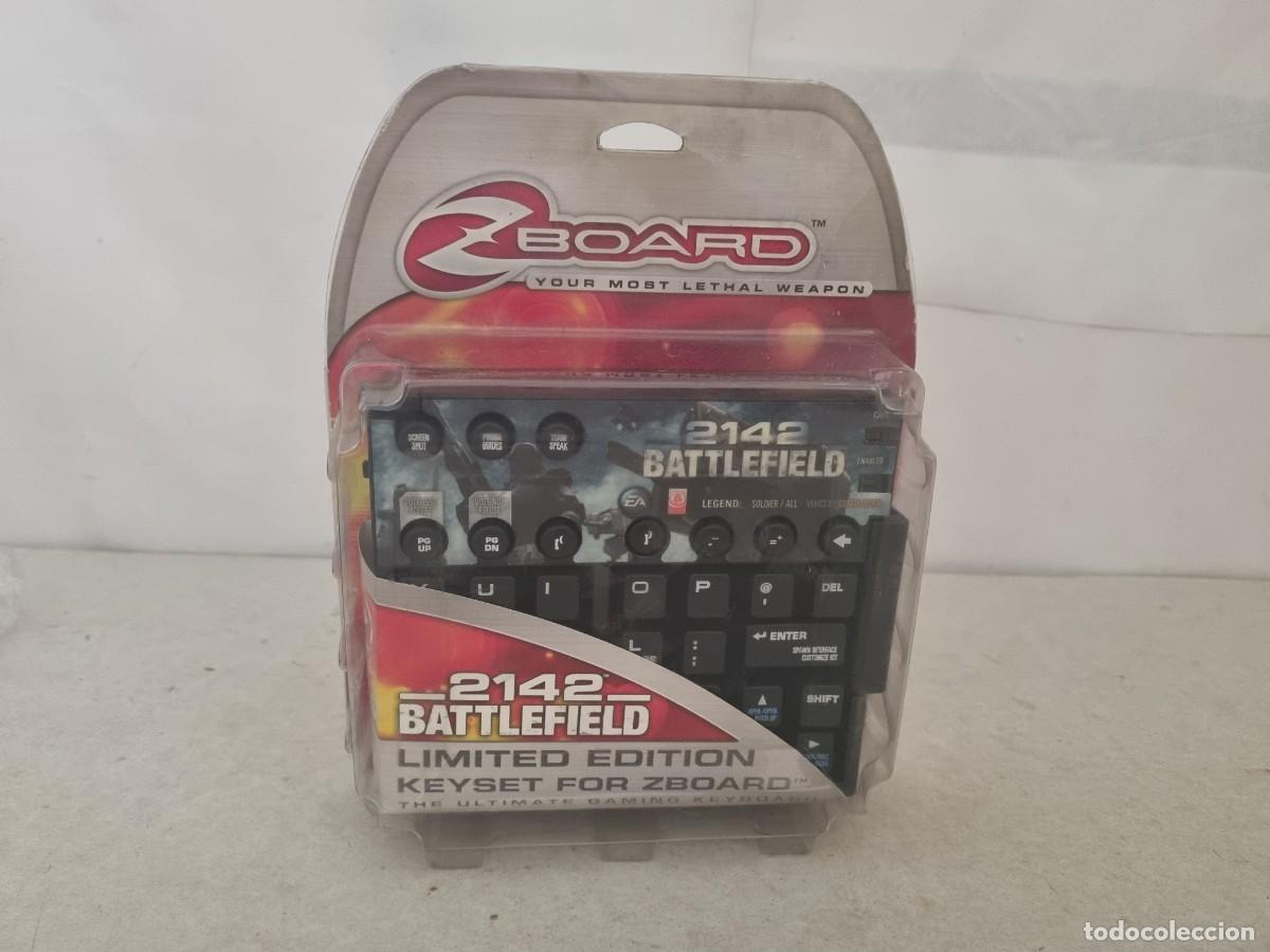 Video Games and Consoles: Complemento de teclado Zboard edici&oacute;n limitada 2142 Battlefie en su blister original nuevo sin abrir