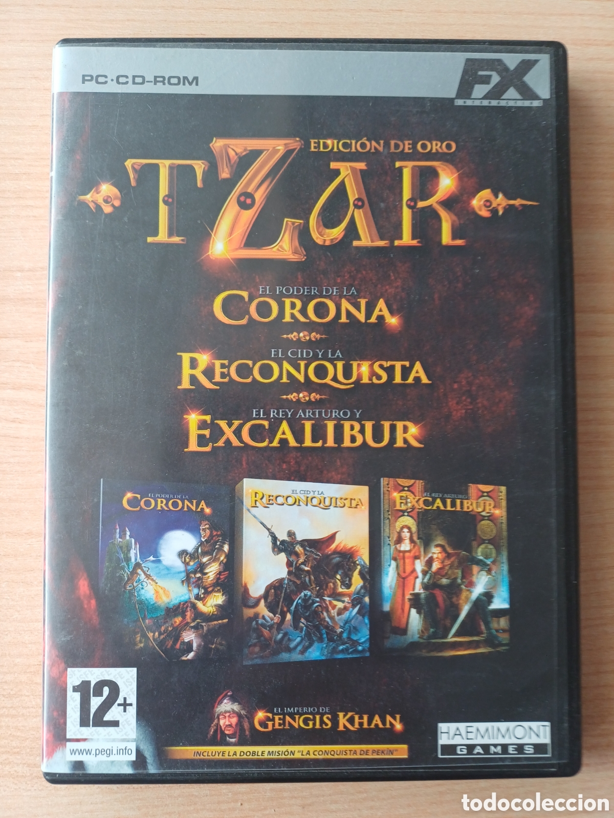 Videojuegos y Consolas: CAJA VACIA + MANUAL TZAR EDICION DE ORO VIDEOJUEGO PC