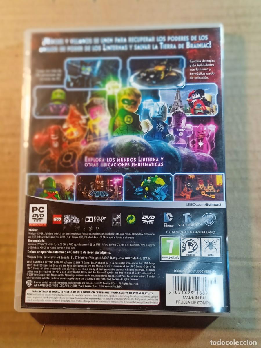 Videojuegos y consolas: JUEGO PC BATMAN 3 MAS ALLA DE GOTHAN - Foto 3