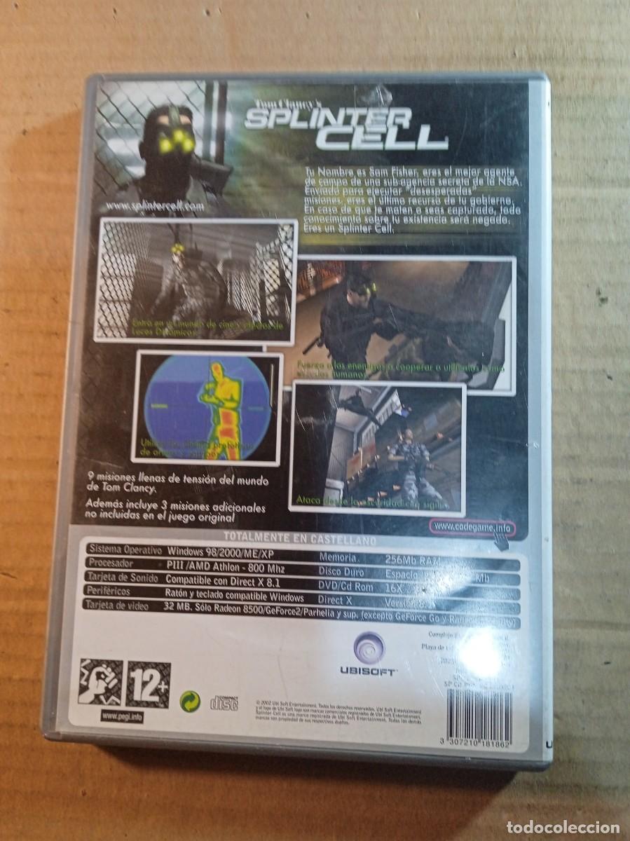 Videojuegos y consolas: JUEGO PC SPLINTER CELL - Foto 3