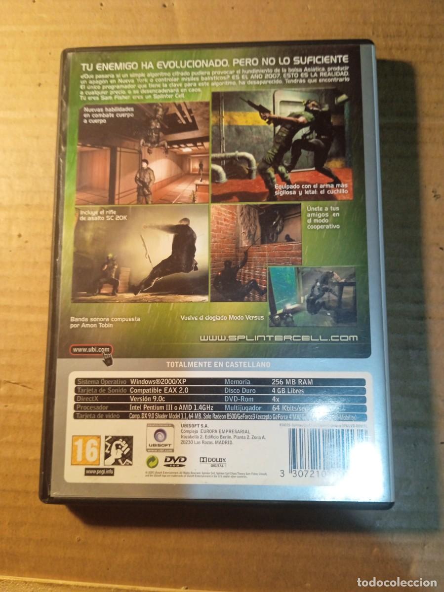 Videojuegos y consolas: JUEGO PC SPLINTER CELL CHAOS THEDRY - Foto 3