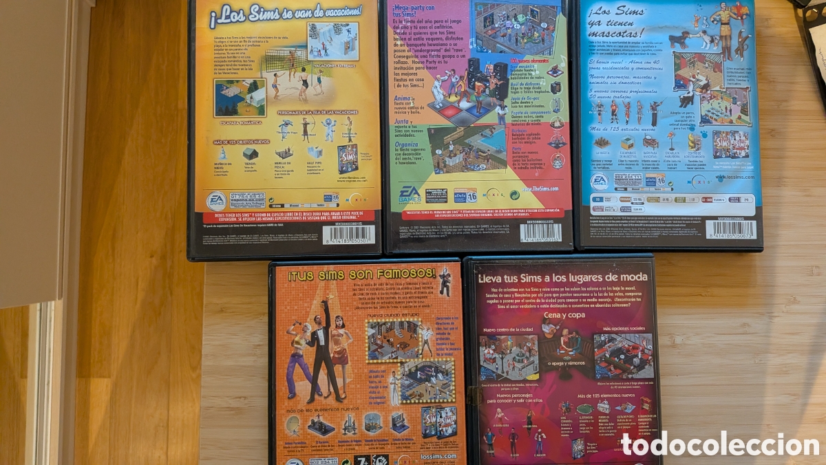 Videojuegos y consolas: Colecci&oacute;n 5 Expansiones Los Sims 1 PC - Foto 2