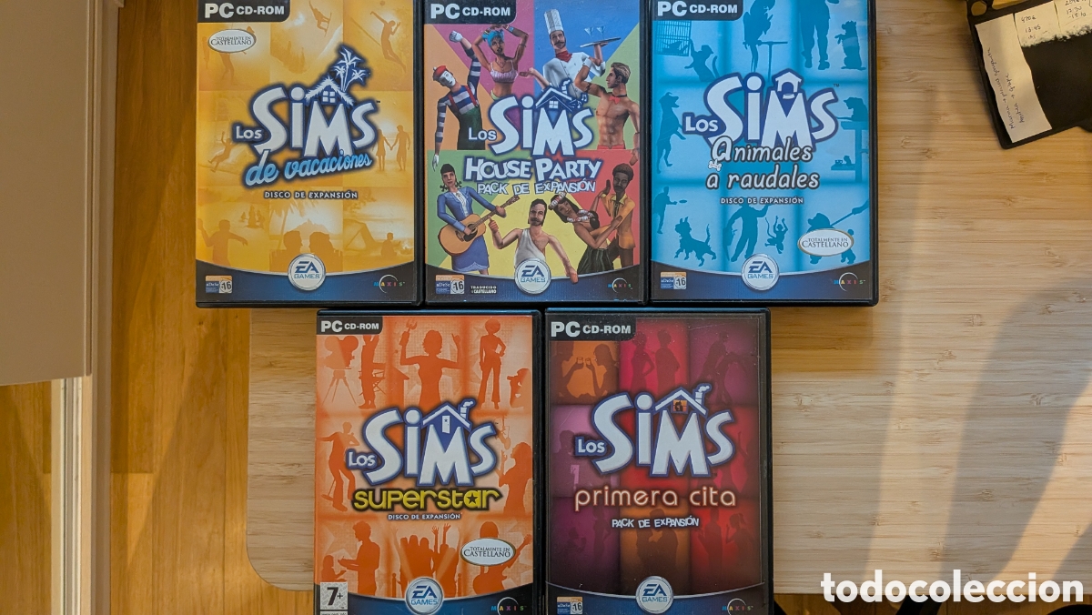 Videojuegos y Consolas: Colecci&oacute;n 5 Expansiones Los Sims 1 PC