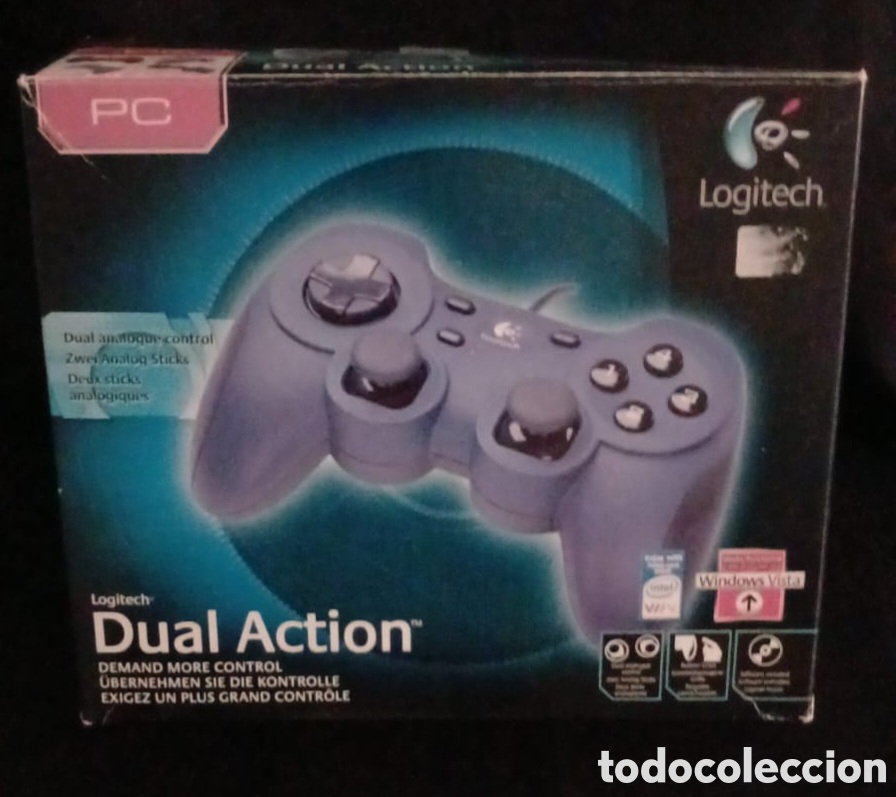 Videojuegos y Consolas: Mando Logitech Dual Action para PC,