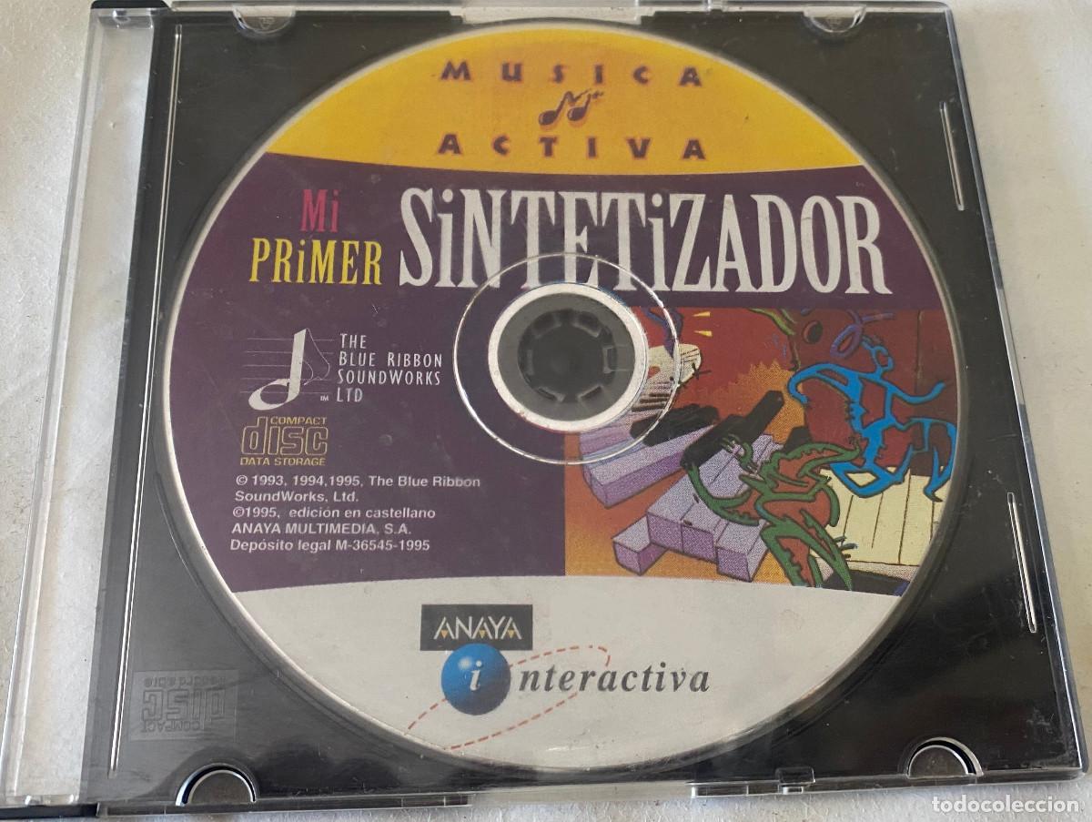 Videojuegos y Consolas: 'M&uacute;sica Activa - Mi Primer Sintetizador'. CD-ROM interactivo para ni&ntilde;os para aprender. ANAYA. 1995.
