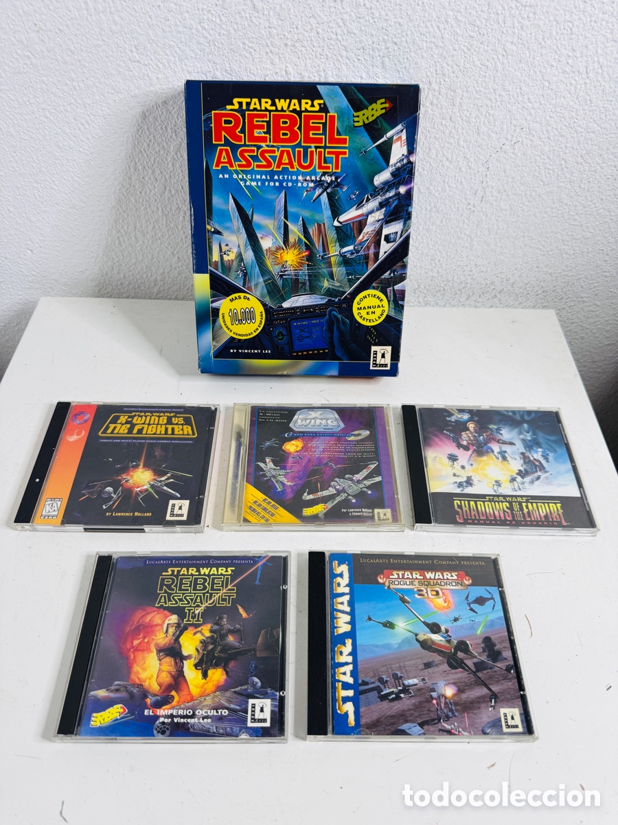 Videojuegos y Consolas: Star Wars Lucas Arts PC lote juegos