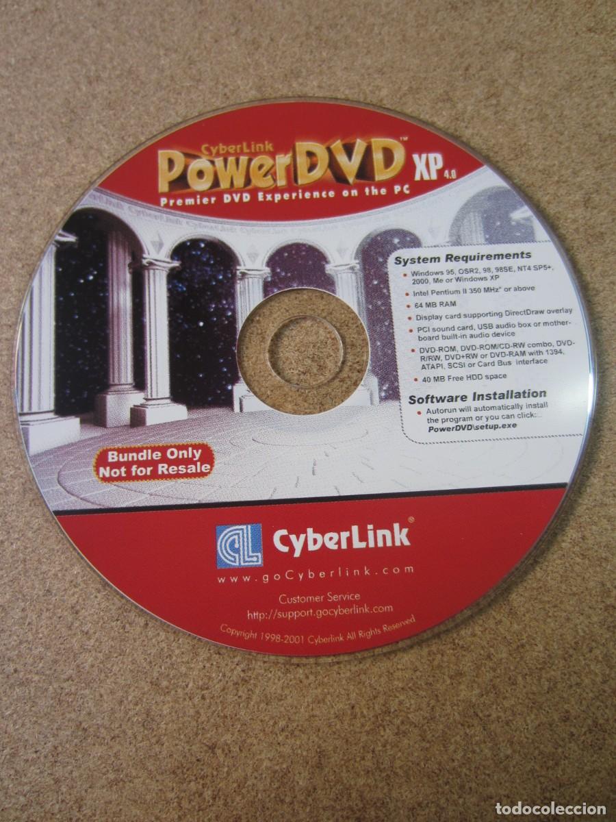 Videojuegos y Consolas: Disco CD Cyberlink Power DVD XP 4.0 para PC