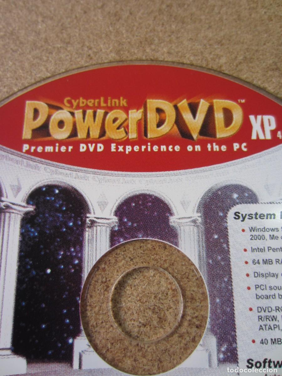 Videojuegos y consolas: Disco CD Cyberlink Power DVD XP 4.0 para PC - Foto 3