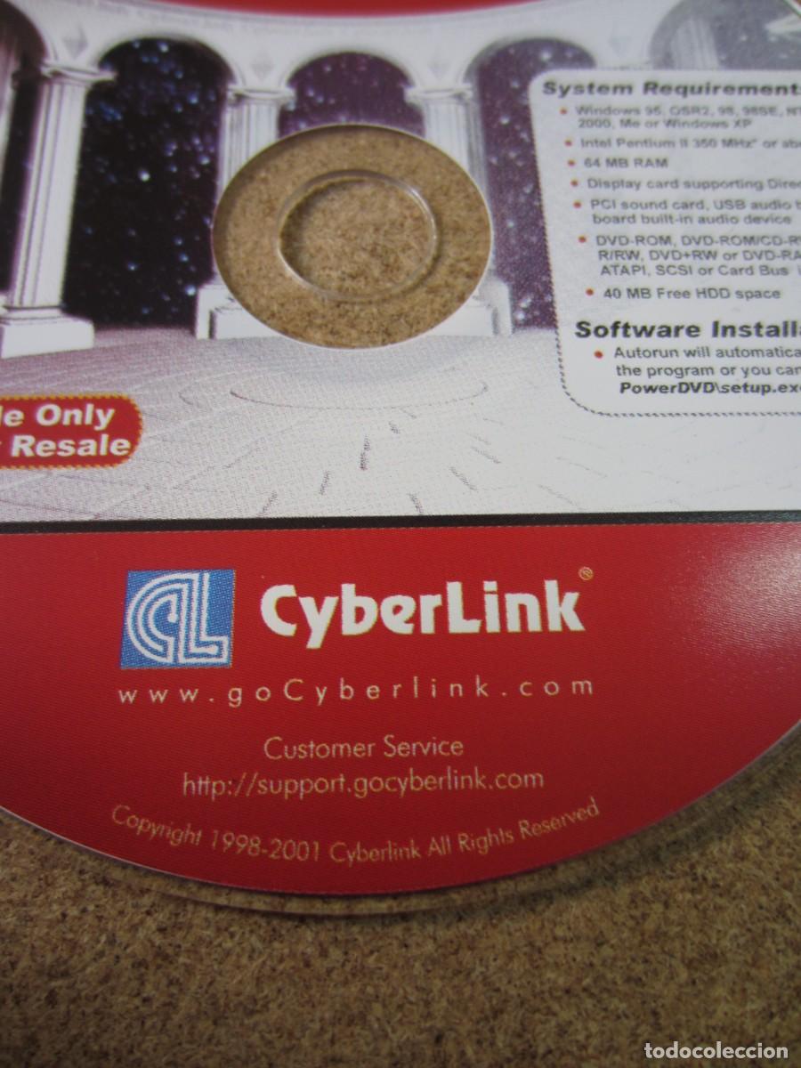 Videojuegos y consolas: Disco CD Cyberlink Power DVD XP 4.0 para PC - Foto 5