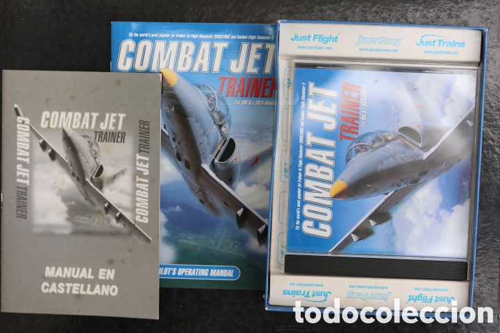 Videojuegos y Consolas: Juego PC. COMBAT JET TRAINER. Completo. PAL Espa&ntilde;a. Caja grande cart&oacute;n. A&ntilde;o 2000.