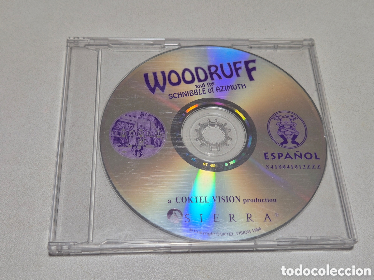 Videojuegos y Consolas: Woodruff . Cd-Rom Espa&ntilde;a . Pc