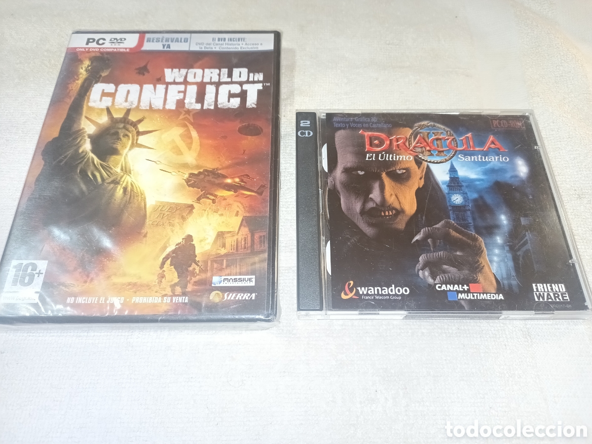 Videojuegos y Consolas: LOTE JUEGOS PC MONKEY ISLAND (VARIOS), DRACULA, ALIEN 20000, ANCIENT EVIL. TOTAL 21 BUENOS JUEGOS
