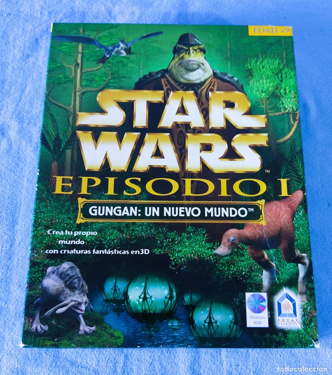 Videojuegos y Consolas: STAR WARS EPISODIO I GUNGAN UN NUEVO MUNDO PC EDICION LIMITADA CAJA GRANDE