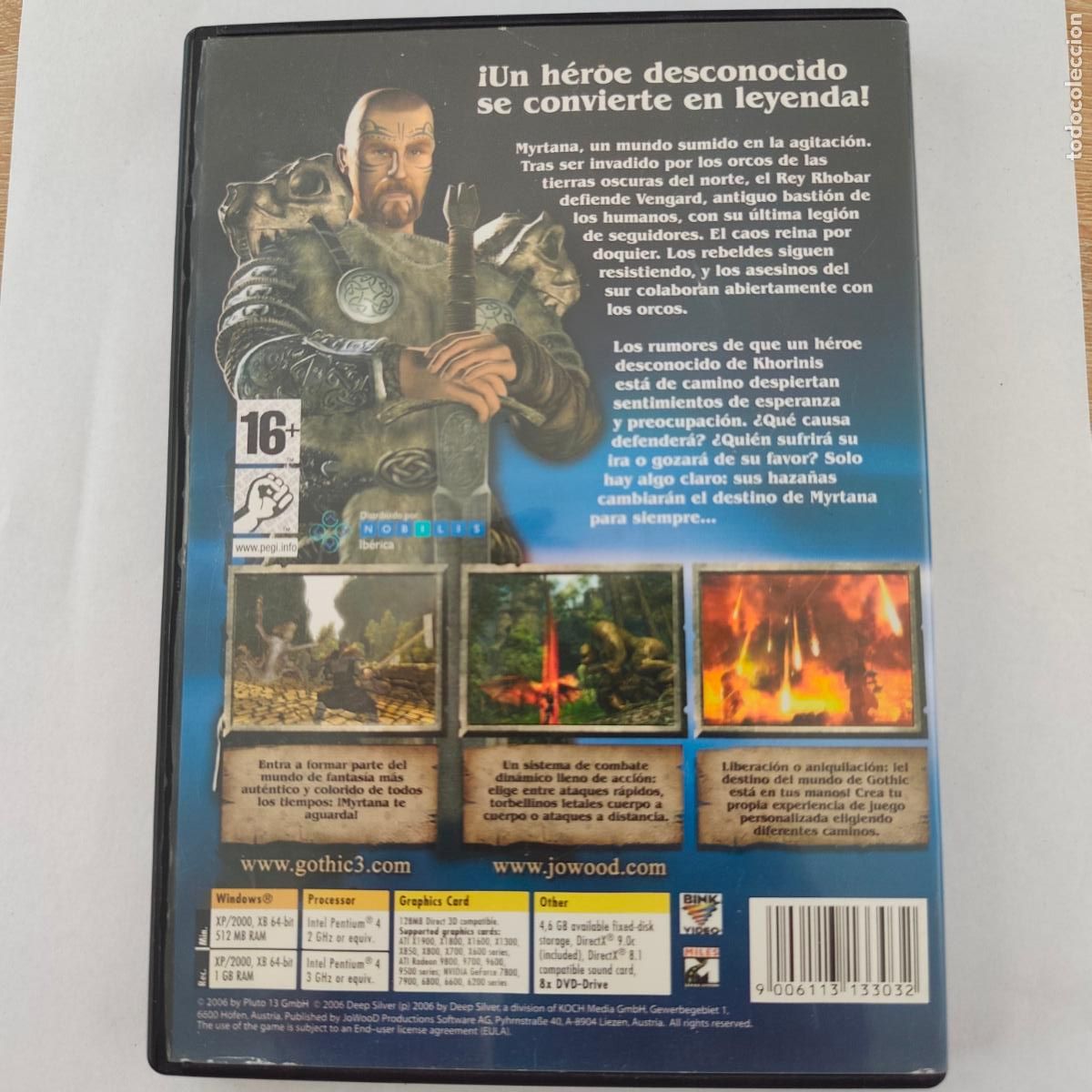 Videojuegos y consolas: Juego para PC Gothic 3. Piranha. Completo - Foto 3