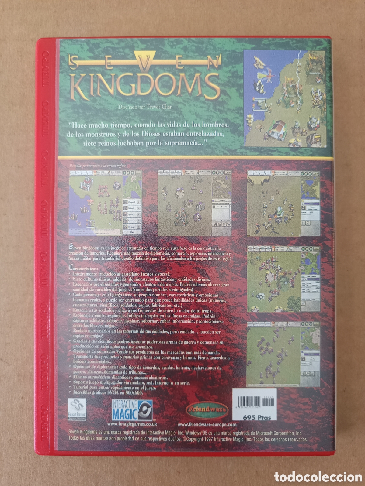 Videojuegos y consolas: Juego PC CD-Rom Seven Kingdoms (English Software/Interactive Magic/Friendware, 1997). - Foto 2
