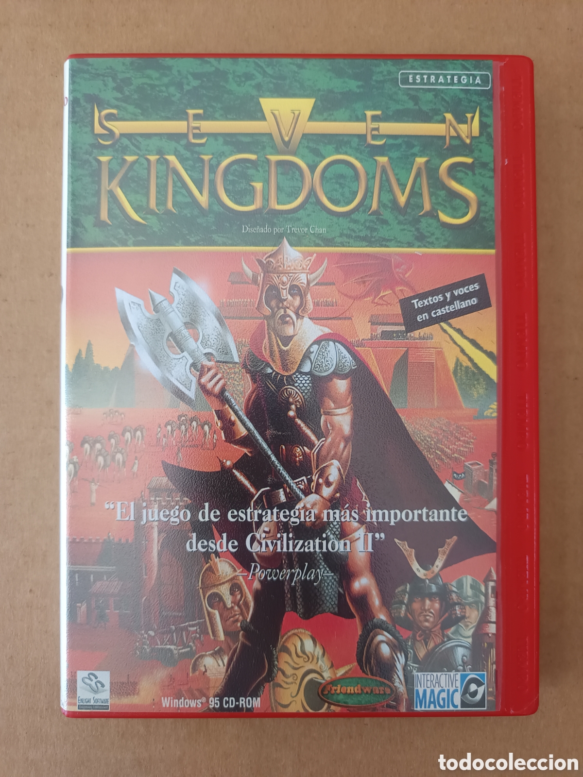 Videojuegos y Consolas: Juego PC CD-Rom Seven Kingdoms (English Software/Interactive Magic/Friendware, 1997).