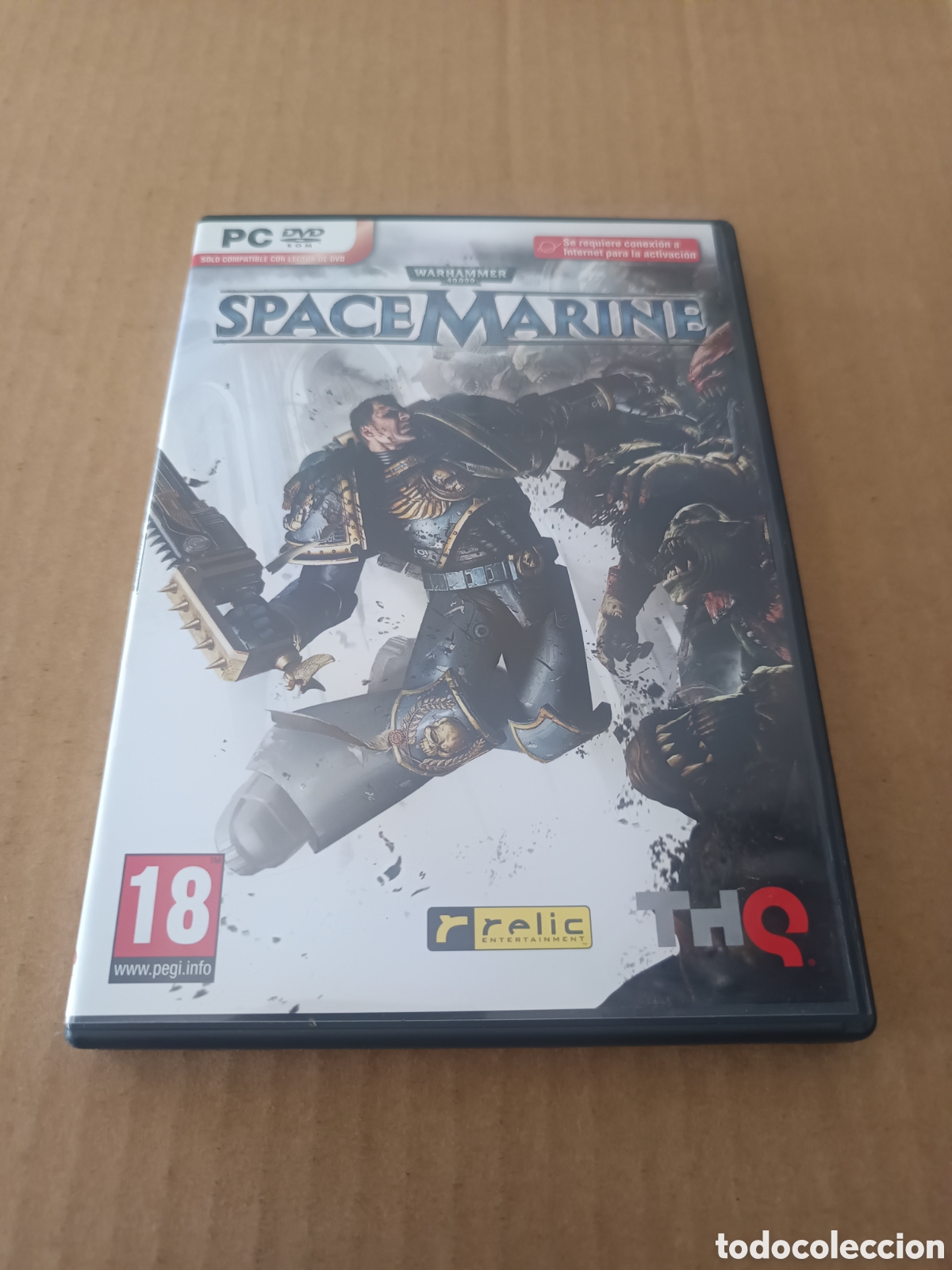 Videojuegos y Consolas: Juego PC DVD-Rom Warhammer 40.000 Space Marine (Games Workshop, 2011). Relic Entertainment/THQ.