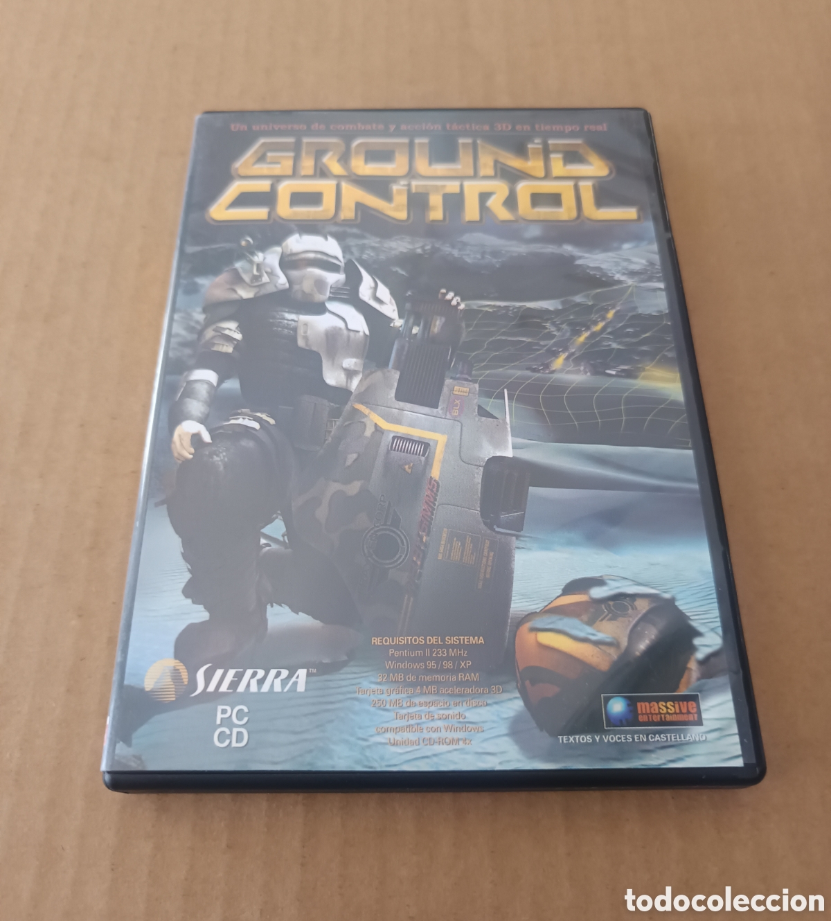 Videojuegos y Consolas: Juego PC CD-Rom Ground Control (Sierra, 2003). Incluye gu&iacute;a r&aacute;pida y manual. Con extras.