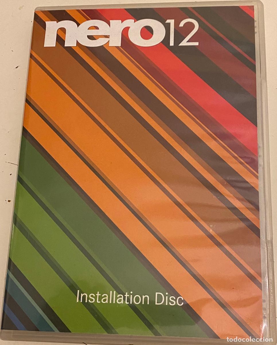 Videojuegos y Consolas: Disco de instalaci&oacute;n para PC de programa de grabaci&oacute;n y edici&oacute;n de CDs Nero 12. Buen estado.