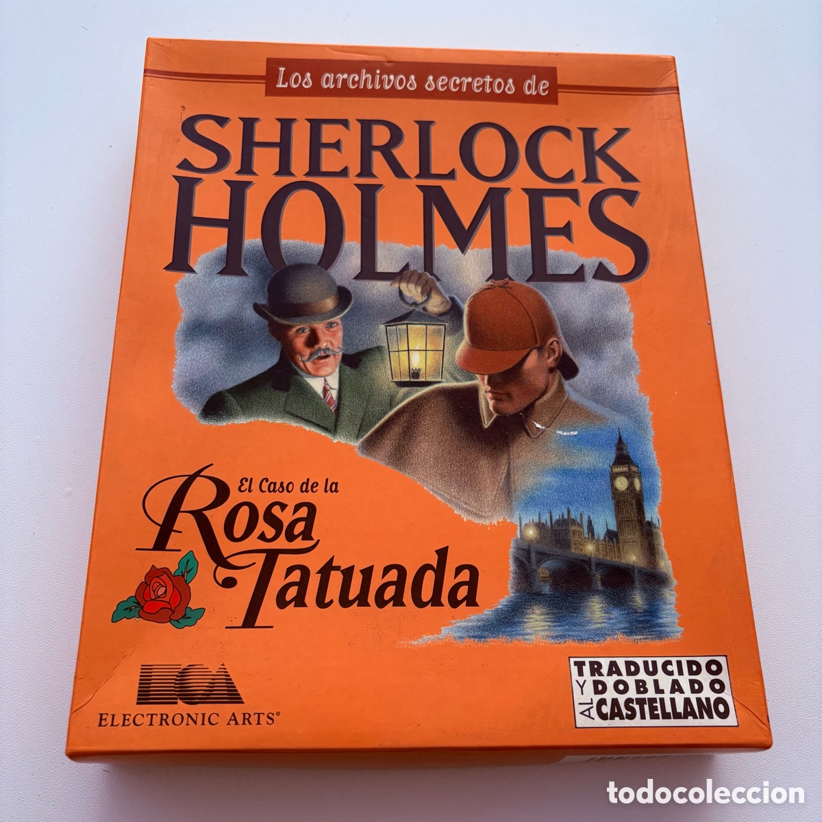 Videojuegos y Consolas: juego de ordenador pc caja grande carton sherlock holmes el caso de la rosa tatuada