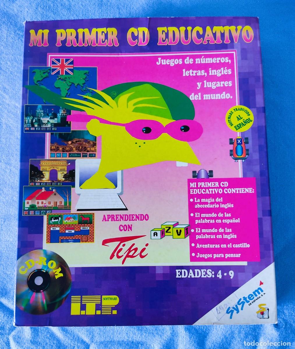 Videojuegos y Consolas: MI PRIMER CD EDUCATIVO PARA PC EN ESTUCHE GRANDE CARTON