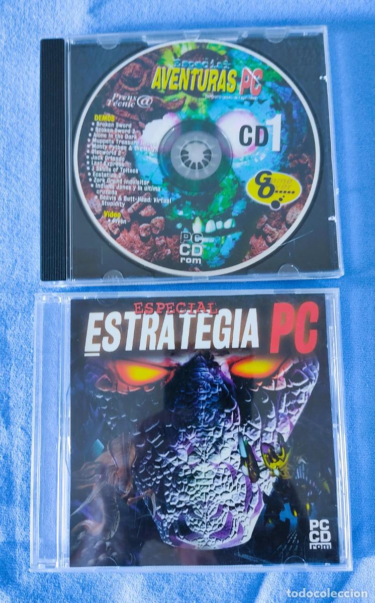 Videojuegos y Consolas: 2 CD ESPECIAL AVENTURAS Y ESPECIAL ESTRATEGIA PARA PC
