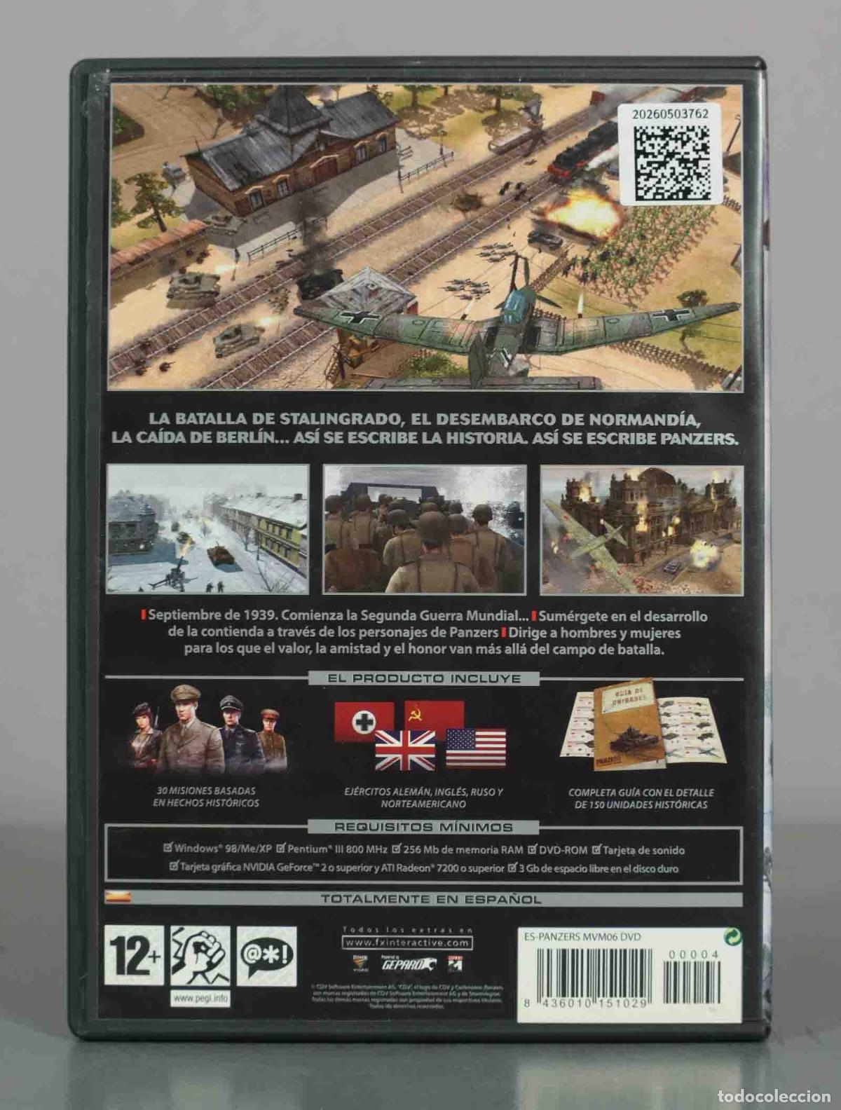 Videojuegos y consolas: PC DVD-ROM. Codename: Panzers - Phase One - Stormregion - FX Interactive - Foto 2