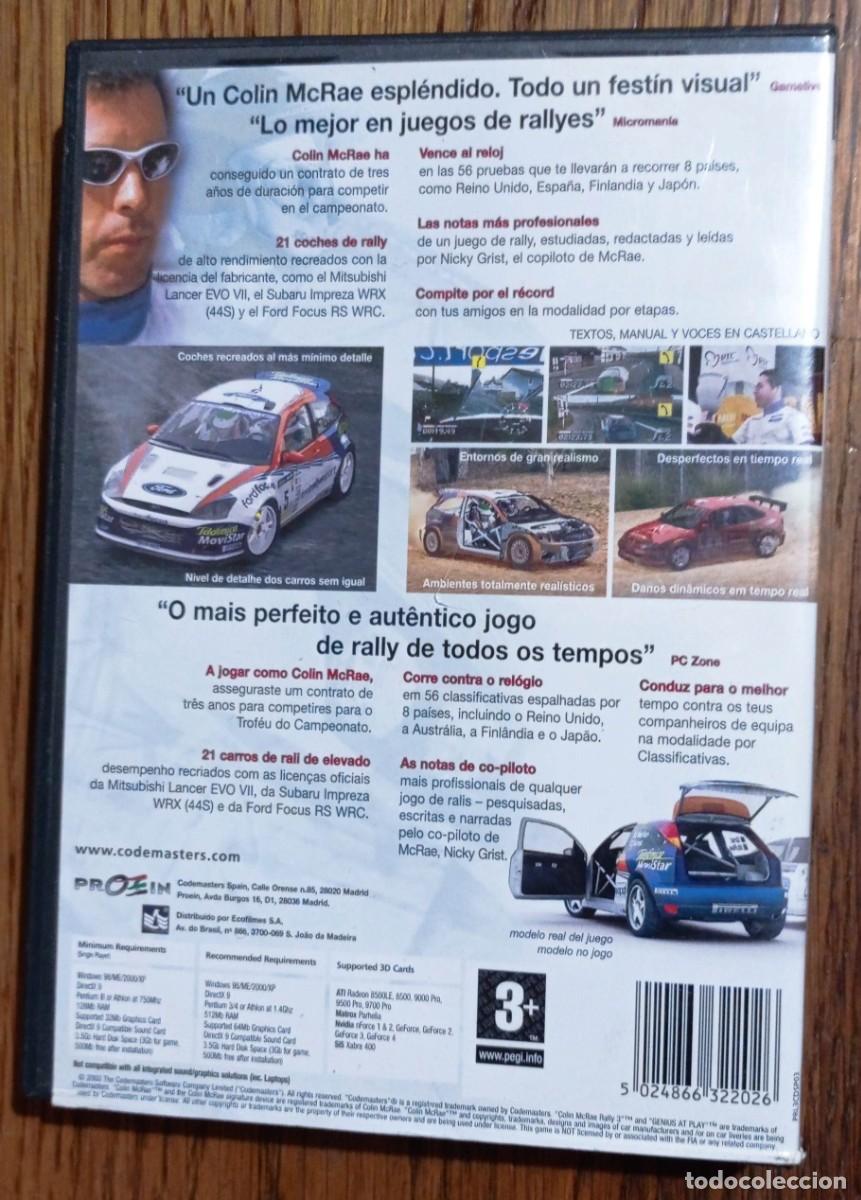 Videojuegos y consolas: COLIN MCRAE RALLY 3 PC CD - ROM - Foto 2