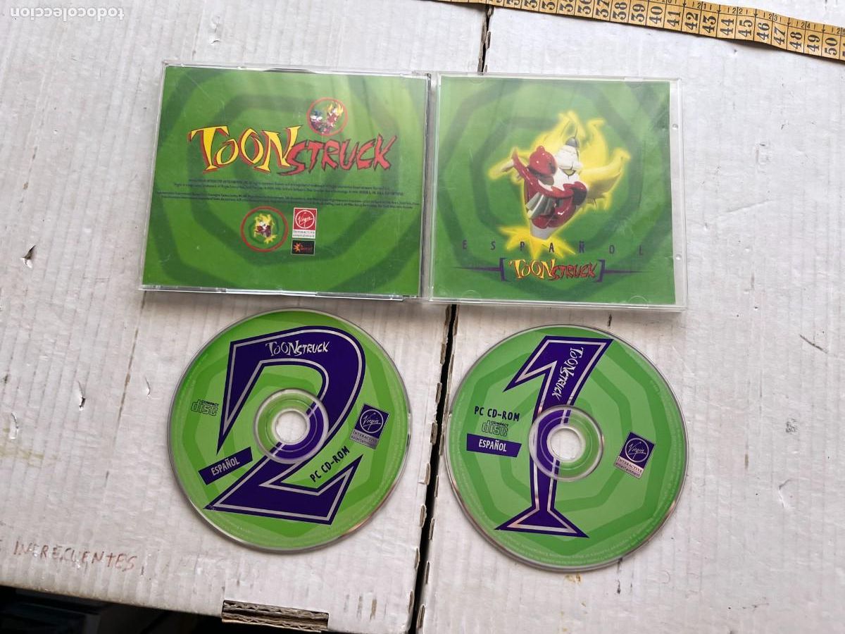 Videojuegos y Consolas: TOONSTRUCK TOON STRUCK TOONS TRUCK - PC CD ROM KREATEN 2 CDS