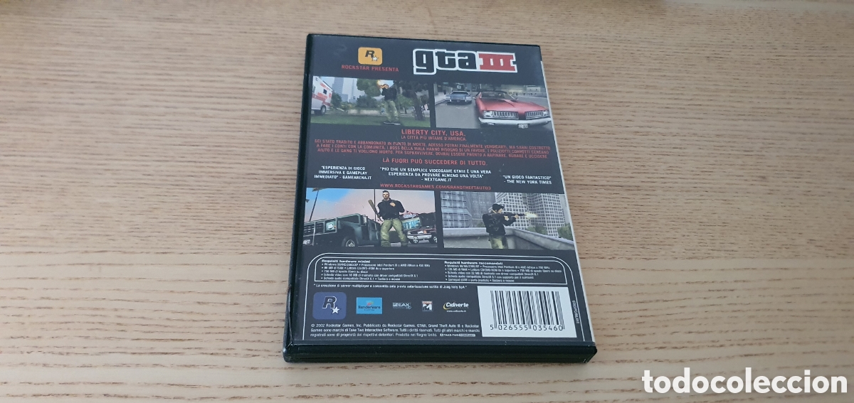 Videojuegos y consolas: GTA 3 para PC versi&oacute;n italiana - Foto 2