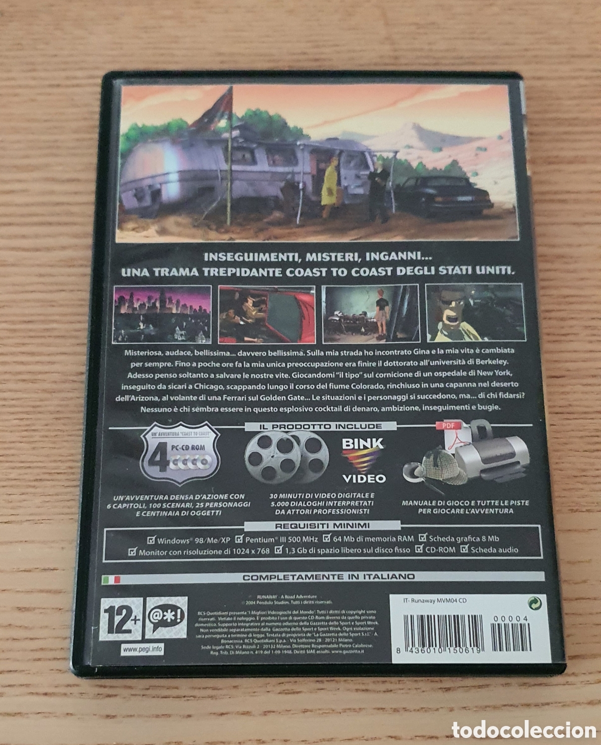 Videojuegos y consolas: Runaway para PC versi&oacute;n italiana - Foto 2