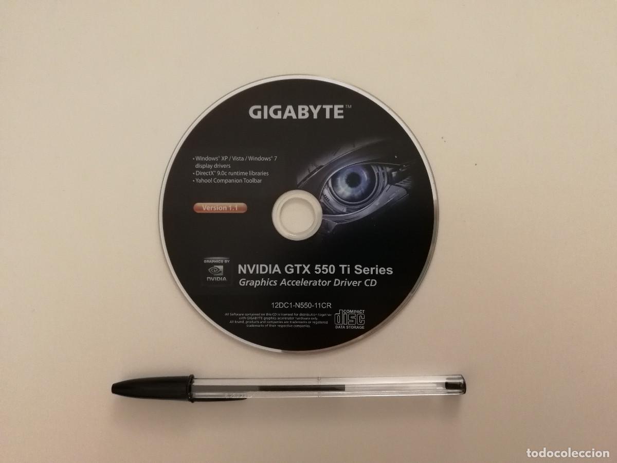Videojuegos y Consolas: CD DRIVER - GIGABYTE NVIDIA GEFROCE GTX 550